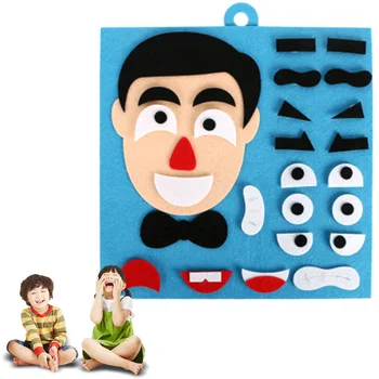 

1Pc Funny Face Changing Puzzle Toy Learning Different Moods Facial Expressions Educational Toy Early Development Toy For Kids