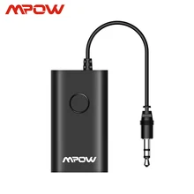 Mpow MBT17 беспроводной Bluetooth передатчик аудио музыкальный адаптер с 3,5 мм/Aux портом для DVD ПК ноутбук ТВ MP3 динамик наушники