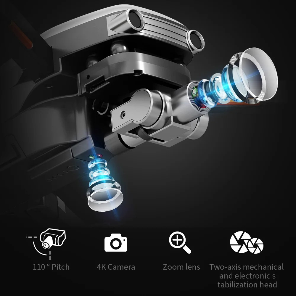 L109 Pro Drone 4K Wifi Professional GPS 5G Quadcopter with Camera HD FPV 2-Axis Gimbal Brushless Motor 1.2KM RC Dron