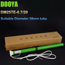 

100-240V Original DOOYA DM25TE tubular motor with install brackets suitable Diameter 38mm tube for Roller blind Zebra blinds