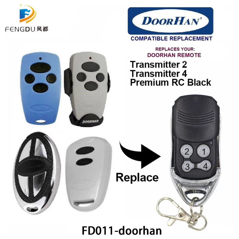 

Copy DOORHAN remote control universal gate door remote control 433.92mhz remote control universal doorhan remote control