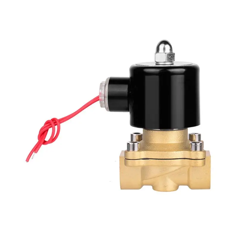 1/" AC220V Электрический электромагнитный клапан пневматический контроль потока нормально закрытый 2 способа орошения системы обратного осмоса водное масло