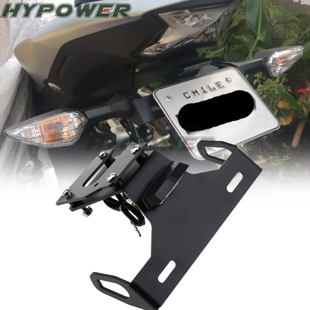 

Registration License Plate Frame Holder For KAWASAKI Z 900 Z900 2017-2020 2019 18 Fender Bracket Tail Tidy Support Stand Steady