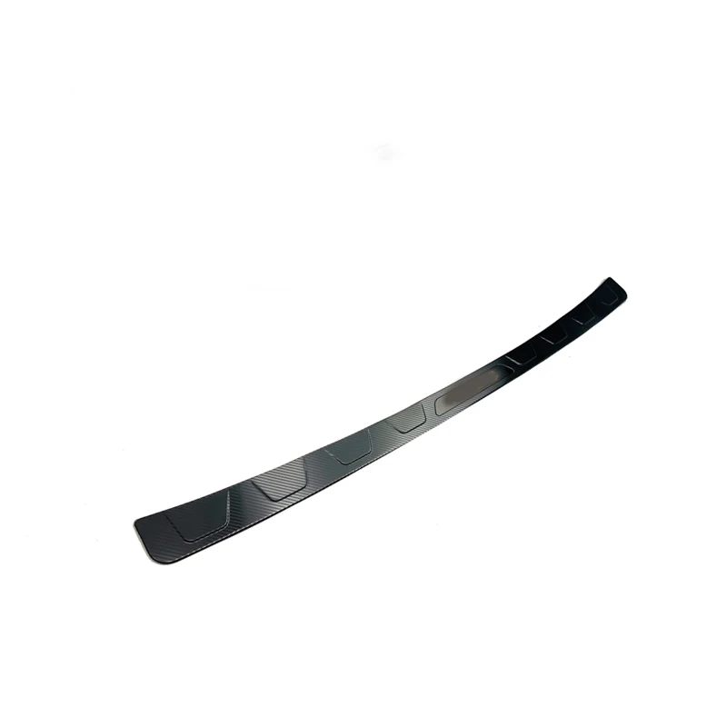 Черная Накладка на порог из нержавеющей стали для заднего багажника дверного