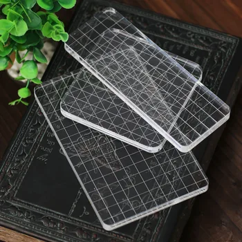 

1pc Transparent acrylic stamp DIY handmade scrapbook album making card making stamp tools bullet journal clear stamps