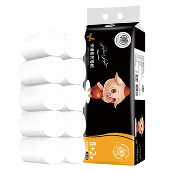 

20 Rolls / Lot Packaging Three-Layer Thick Portable Pouch Portable Handkerchief Paper Carta Igienica Large Capacity Family