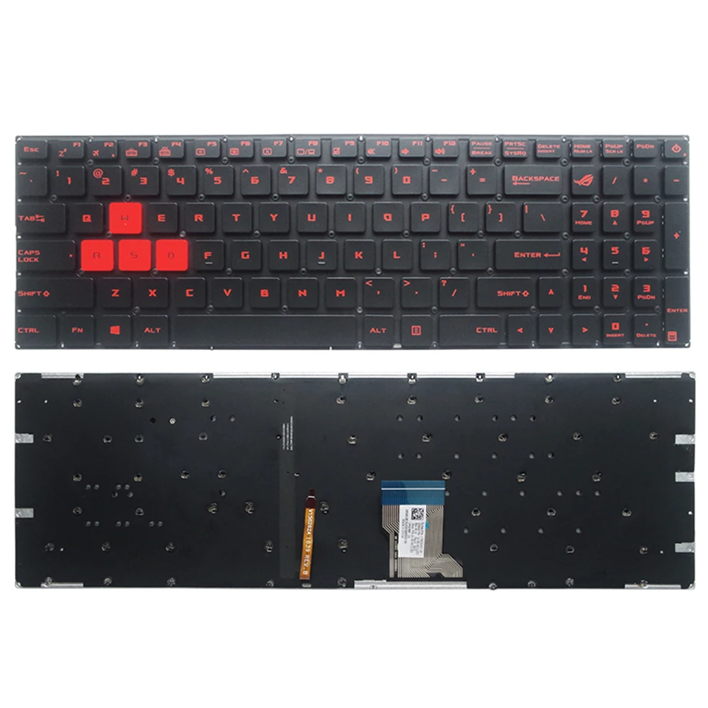 Клавиатура для ноутбука ASUS GL502VM FX502 FZX60 GL702 GL753 GL702VM GL702VS стандартная английская