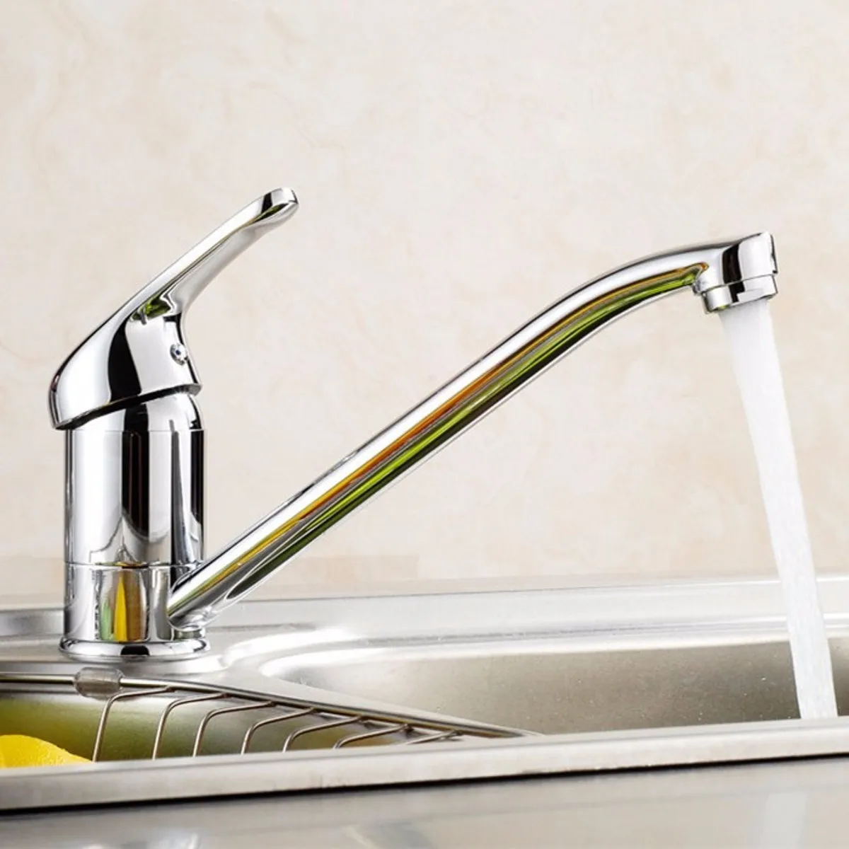 

Chrome Plated Waterfall Faucet Wash Basin Faucet Kitchen Mixer Tap Wash Basin Mixer Faucet Water Diffuser Cold And Hot Water