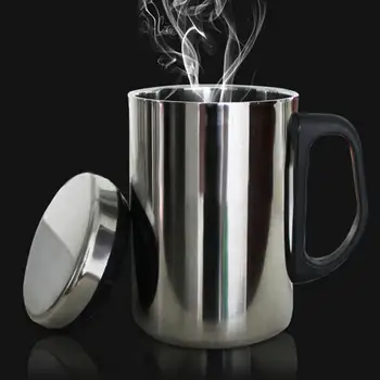 

350ml/500ml Double Wall Insulated Cup Stainless Steel Travel Thermal Mug Water Coffee Tea Insulated Cups Kitchen Tool