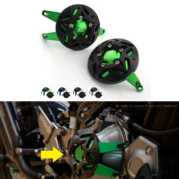 

Moto Fram Slider Engine Guard Case Saver Cover Protection For Kawasaki Z900 2017 2018 Parts kawasaki Z 900 Accessories