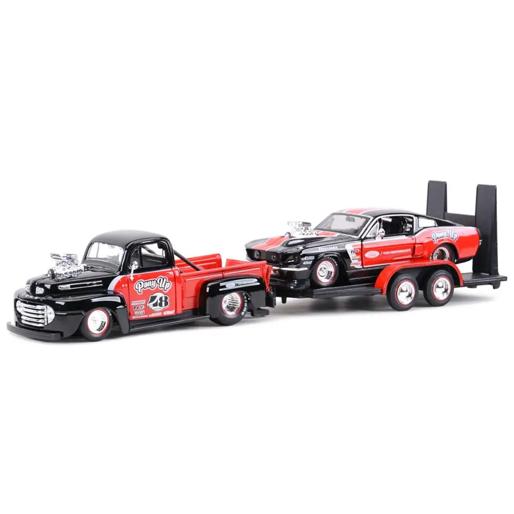 SVIP Maisto 1:24 1948 пикап Ford F1 и 1967 Mustang GT статические литые Автомобили Коллекционная