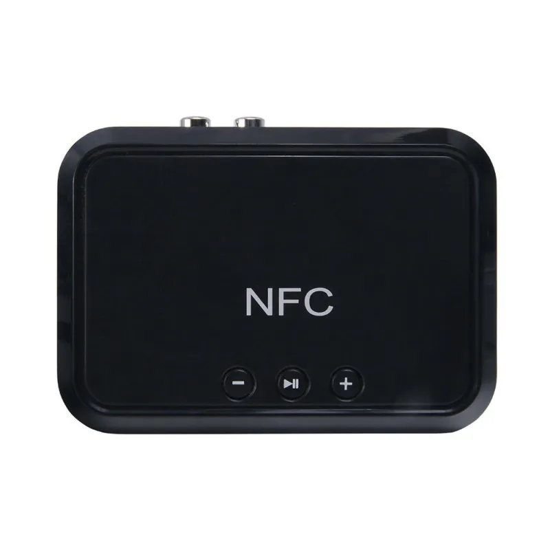 Черный NFC Bluetooth приемник адаптер беспроводной HD аудио музыкальный адаптер с 3,5 мм AUX/RCA/usb порты - Цвет: Черный