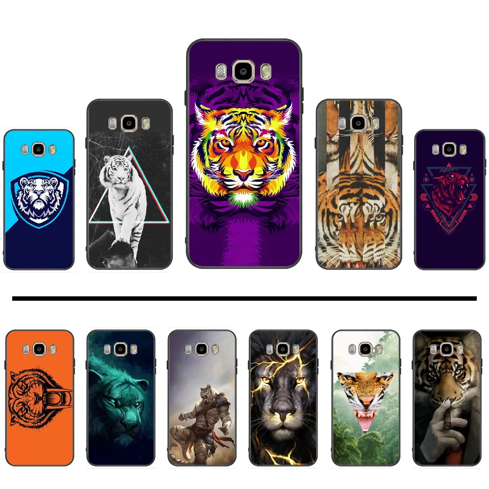 Прочный силиконовый чехол с головой тигра для Samsung Galaxy J2 J4 J5 J6 J7 J8 2016 2017 2018 Prime Pro plus