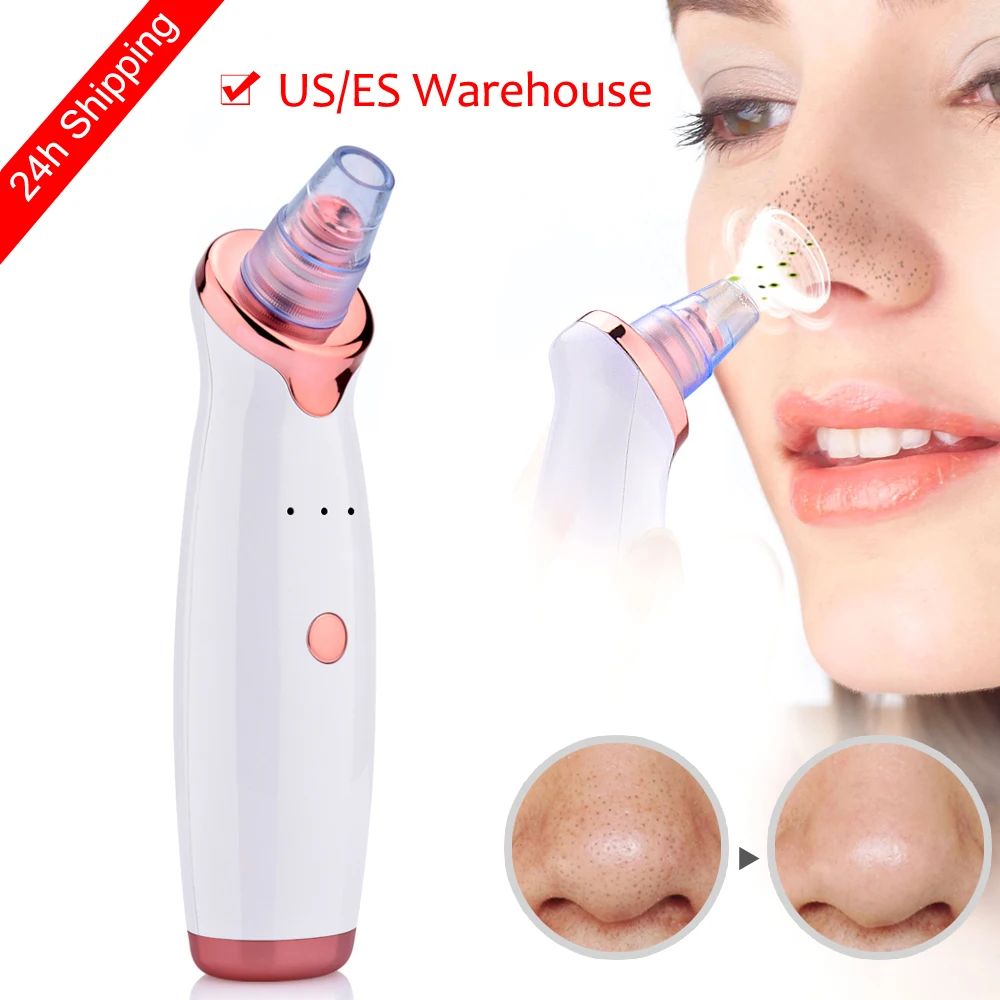 

Blackhead Remover Vacuum Face Deep Nose Pore Cleaner T Zone Acne Pimple Removal Vacuum Suction Electric Facial Skin Beauty Tool