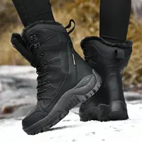 Moipheng Winter Boots Women Super Warm Plus Size 36-46 Mid-Calf Motorcycle Boots Warm Plush Platform Shoes Zapatos Para Mujer - Image 4