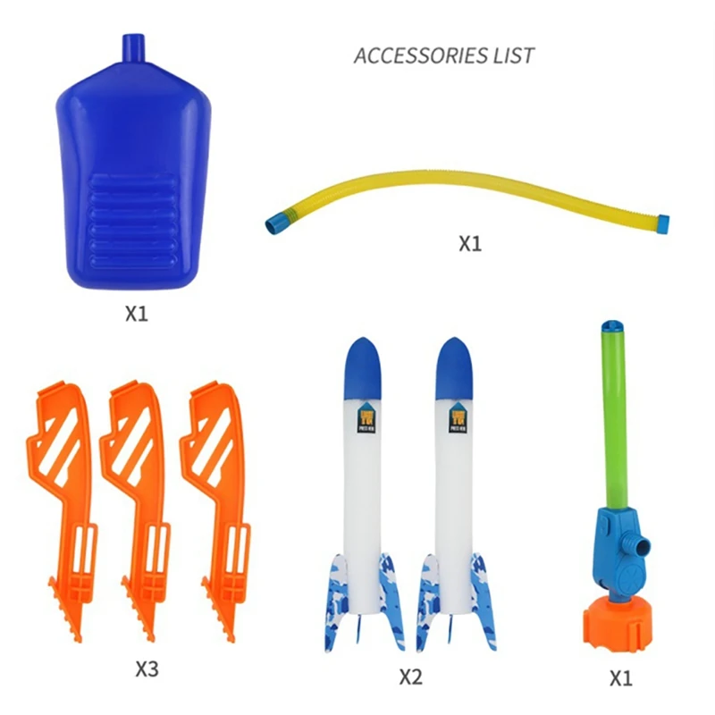 discount  2020 Outdoor Sports Toys Rocket Launcher Adjustable Foot For Children Compressed Air Rocket Launche
