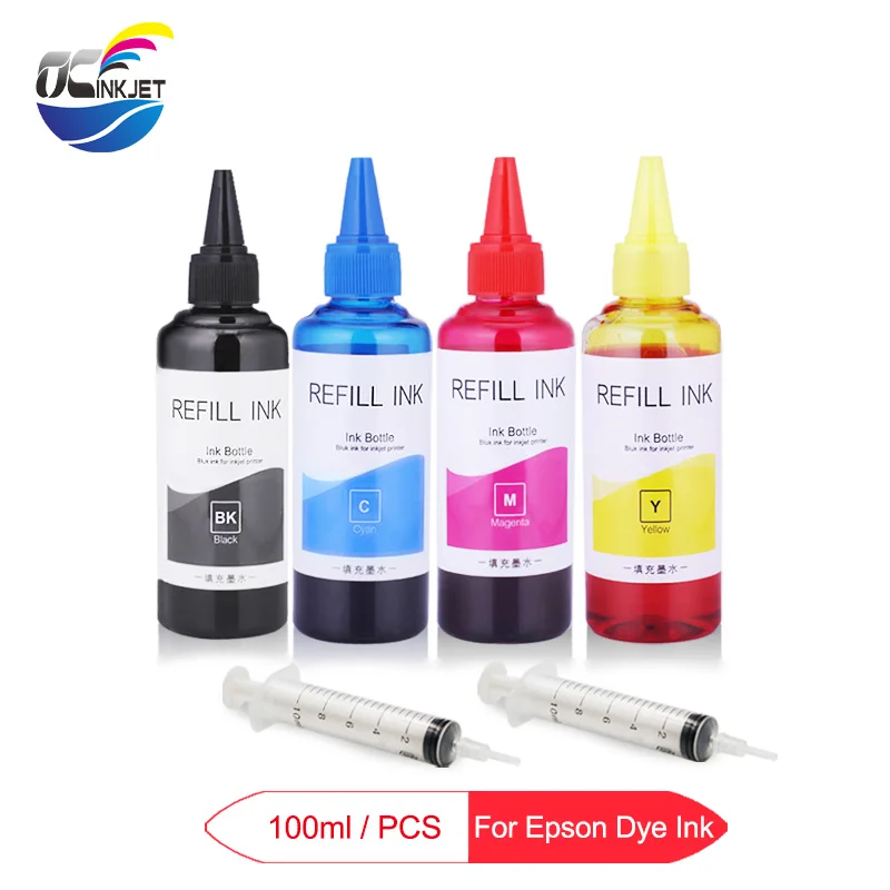 Универсальная бутылка для чернил принтера Epson L100 L200 L300 T26 CX7300 S22 SX125 SX130 TX100 TX110 TX200 100