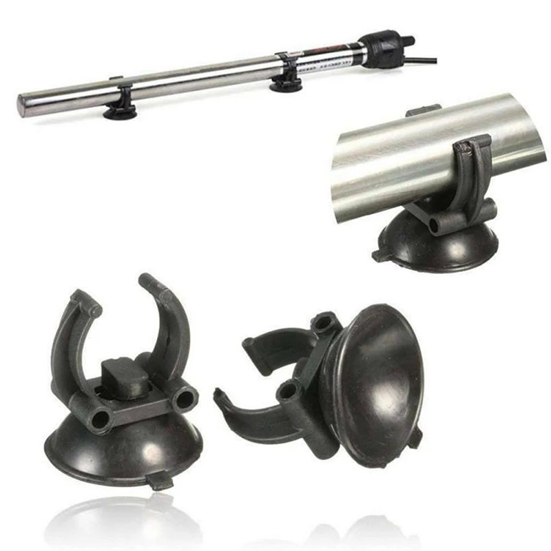 Pinzas con ventosa para acuario, soportes con ventosa para bomba de manguera, tubo de oxígeno, Clip de ventosa, accesorio para acuario, 5 uds.