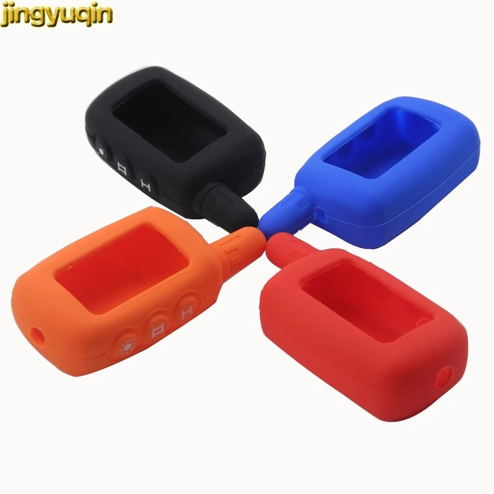 Jingyuqin 50 шт. автомобильные аксессуары для Starline A9 A8 A6 ЖК силиконовый корпус