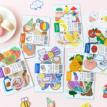 

1set Kawaii Stationery Stickers So much cuter Cartoons Diary Planner Decorative Mobile Stickers Scrapbooking DIY Craft Stickers