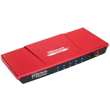 Красочные высокое качество Ultra HD 4K HDMI переключатель HDMI разветвитель 1x4 с адаптером питания HDTV DVD Xbox 360 One PS3 PS4