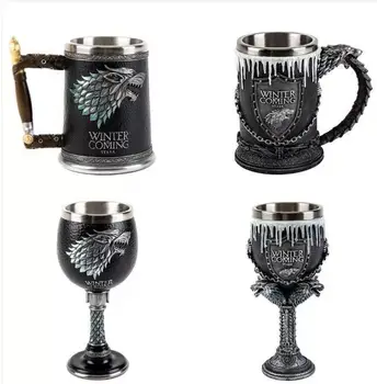 

Game of Thrones Water Glass Bar Creative 3D Sculpture Beer Mug Goblet Cute Mug Christmas Mugs Wine Tumbler