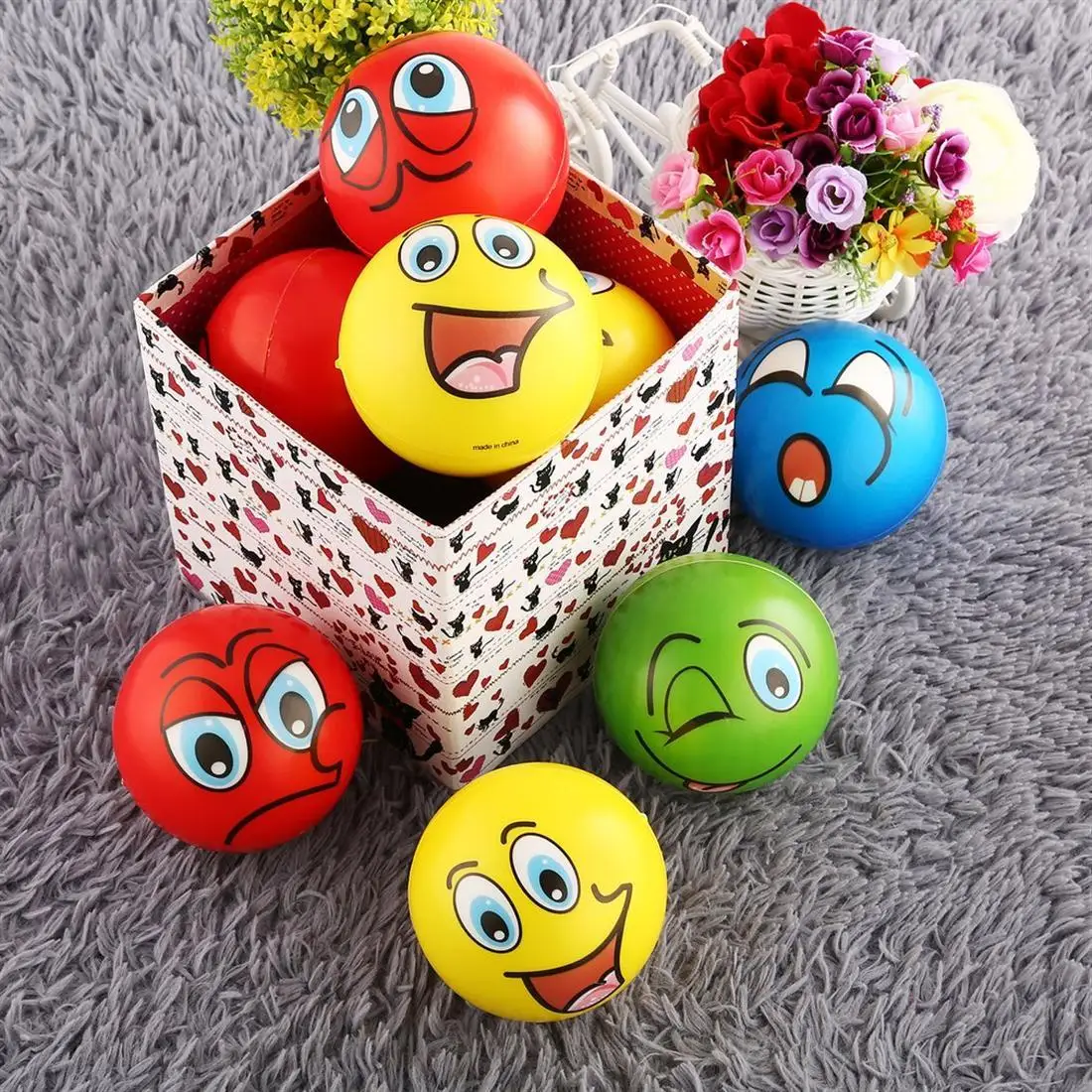 12 шт., игрушки для снятия стресса с лица