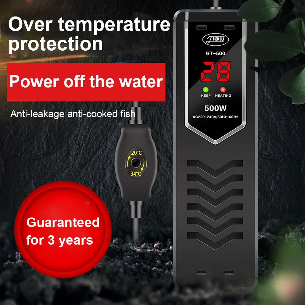 SUNSUN 220-240V GT-50/100/300/500/800/1000 PTC нагреватель топливного бака автоматическая постоянная Температура усовершенствованная, от взрыва, теплее
