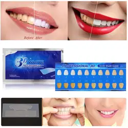 1 шт., 3D полоски для отбеливания зубов, отбеливание зубов, Очистка зубов, двойной эластичный гель, полоски, отбеливание зубов, инструменты