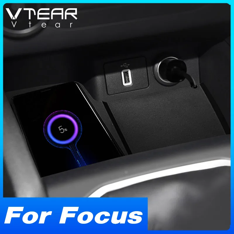 Car Qi Wireless Charger For Ford Focus Mk4 2021 2020 2019 Accessories