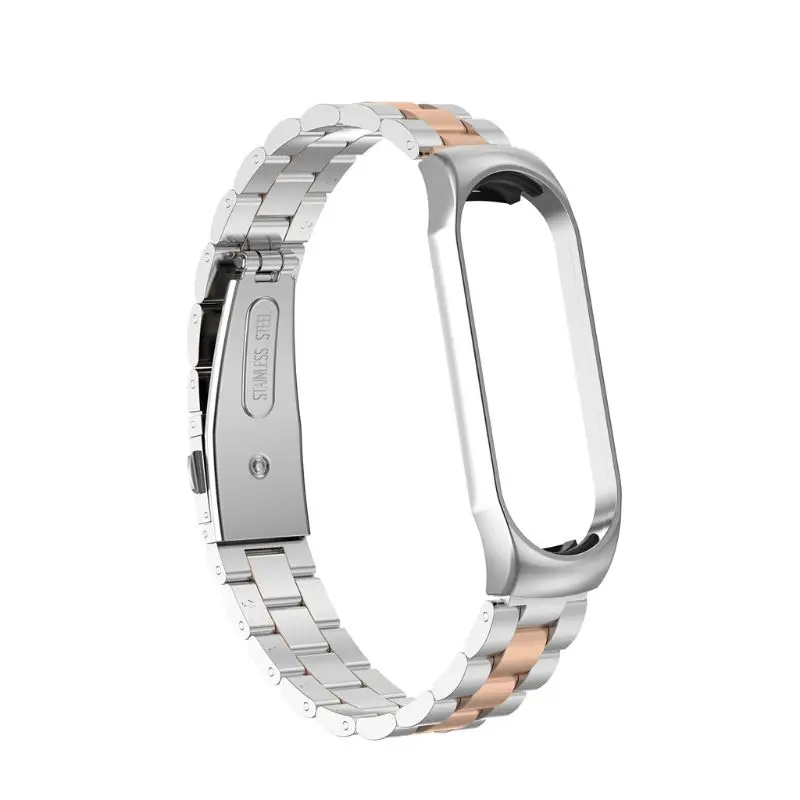 

For Mi Band 4 Replacement Metal Strap Wristband Stainless Steel Bracelet
