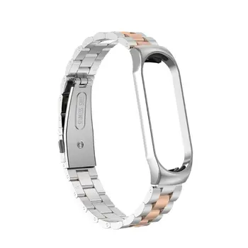 

For Mi Band 4 Replacement Metal Strap Wristband Stainless Steel Bracelet