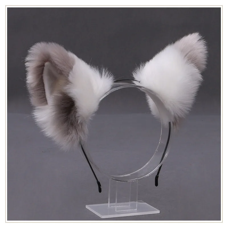 Cosplay&ware Cute Furry Animal Beast Ears Headwear Cat Fox Ear Cosplay Soft Girl Plush Lolita Hair Accessory Anime Props -Zentai shop online Haf2547e159a448958eb6df4be4ca0a56E.jpg