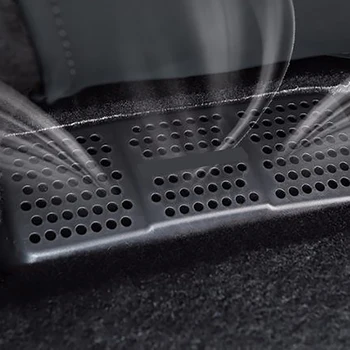 

2pcs Vehicle Seat Under the Air Outlet Air Vent Dust Cover for Tesla Model 3 2017-2020 Blocking Dust Accessories