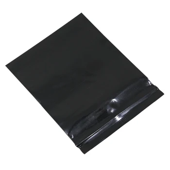 

20cm*30cm Black Zip Lock Resealable Plastic Package Bags Zipper Top Grip Seal Retail Storage Packing Ziplock Pouches 50Pcs/Lot