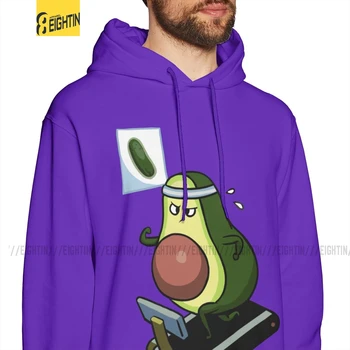 

Man Avo-Cardio Monday Avocado Hoodie Design Cotton Hooded Sweatshirt Novelty Hoodie Shirt