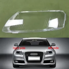 Фары пластиковая крышка абажур фары крышка стеклянная фара оболочка для 2006 2007 2008 2009 2010 2011 Audi A6 A6L C6