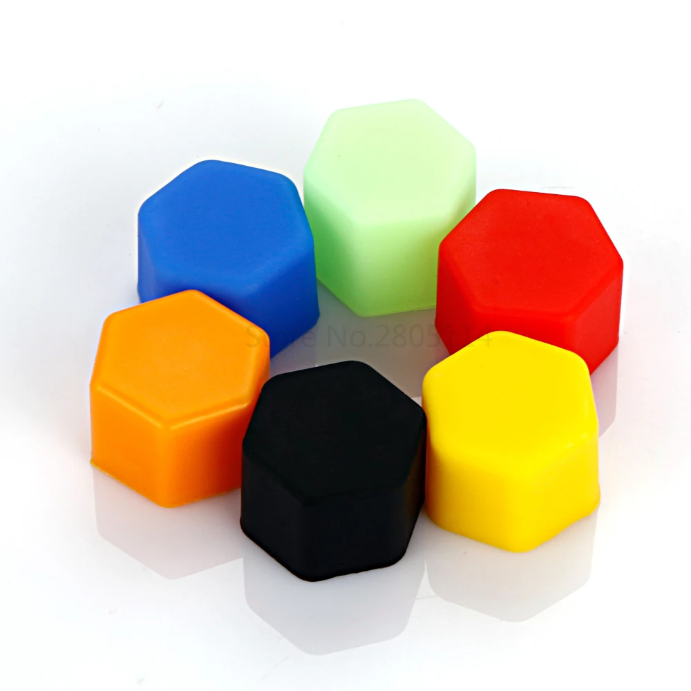 20 шт. многоцветные силиконовые колпачки колпачок Колпачок для орехов колес шины