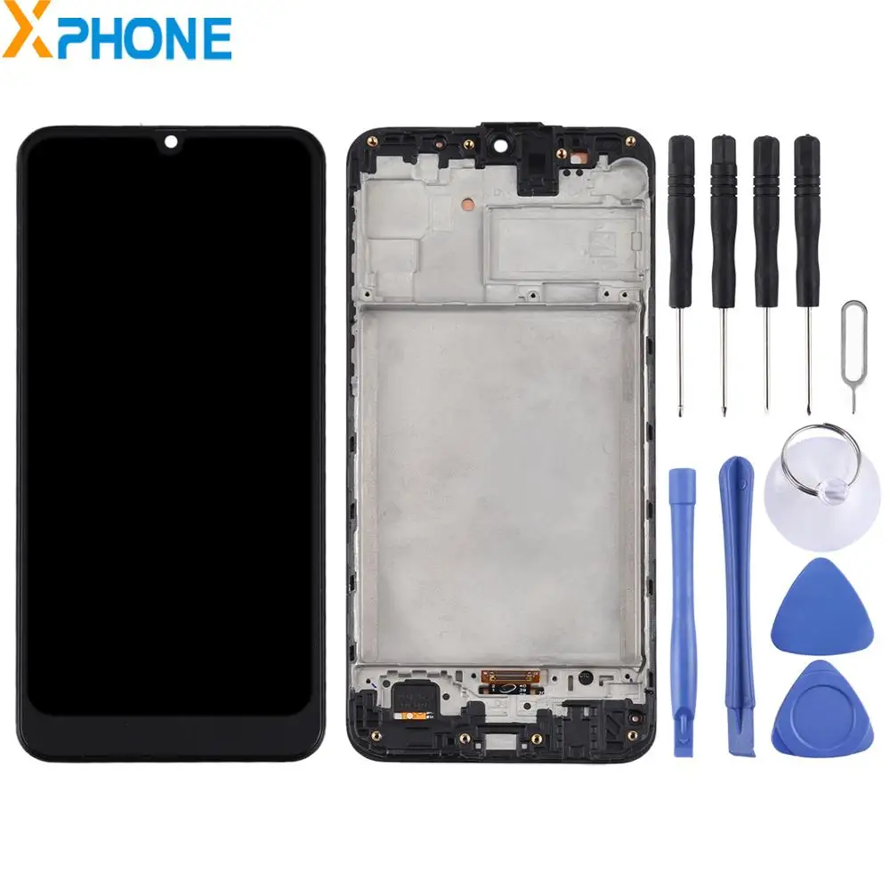 LCD Screen and Digitizer Full Assembly with Frame for Samsung Galaxy M31 Mobile Phone Replacement Accessory Kit | Мобильные телефоны