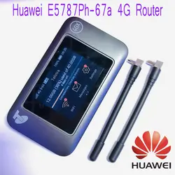 Huawei E5787Ph-67a LTE Cat6 300 Мбит/с мобильный WiFi точка доступа 3000 мАч батарея LTE 4G Портативный разблокирован роутер плюс антенна