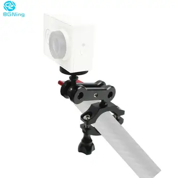 

BGNing Aluminum 360degree Rotation Sports Camera Tripod Mount Bracket Bicycle Handlebar Clamp 1/4 Screw Clip Universal Adapter
