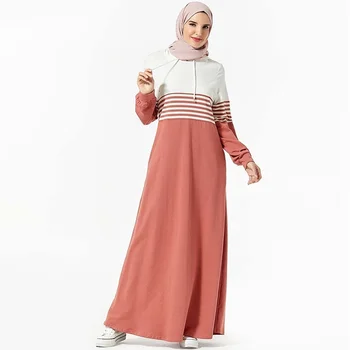 

Hooded Dubai Abaya Turkey Muslim Hijab Dress Warm Thick Plus Size Large Maxi Female Winter Autumn Spring Abayas For Women