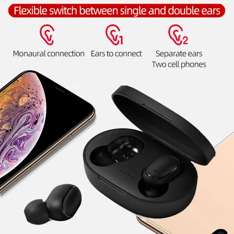 Настоящие беспроводные Bluetooth-наушники умные сенсорные наушники для бега