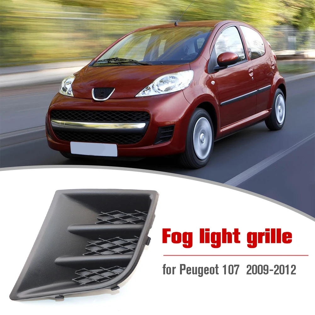 Auto Nebel Licht Kühlergrill für Peugeot 107 2009-2012 Front Stoßstange  Lampe Grill Rahmen Auto Zubehör Ersatz Zubehör