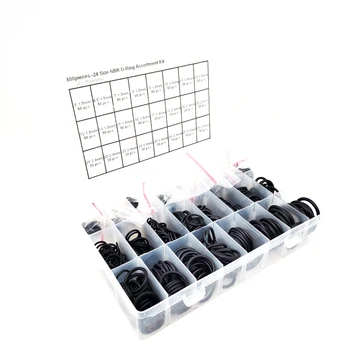 

800pcs/box Mixed Rubber Automobile Car A/C HAVC O-Ring Gasket Seal Set 6MM to 28MM
