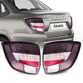 

for Lada granta 2190 LED rear light with turn light 2 Pcs Car Styling Accessories LED Rear Running Lights