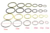 5pcs/pack O rings Metal Non Welded Nickel Plated Collars Round Loops Belt Buckle Package Accessorie 12mm-38mm ► Photo 3/5