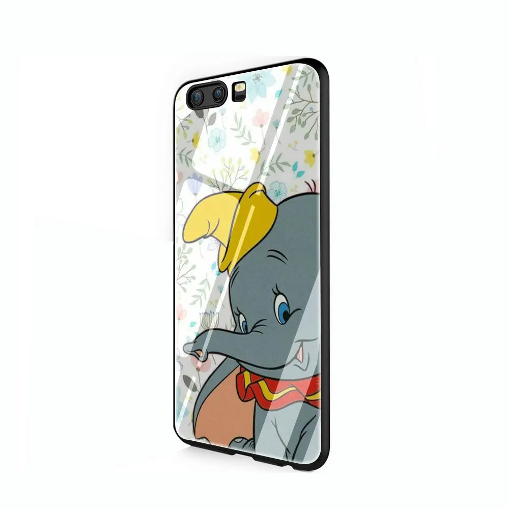 G4 Dumbo крышка из закаленного стекла чехол для Huawei P10 P20 P30 mate 20 Honor 9 10 Lite Pro 7A 8X P Smart - Цвет: G4