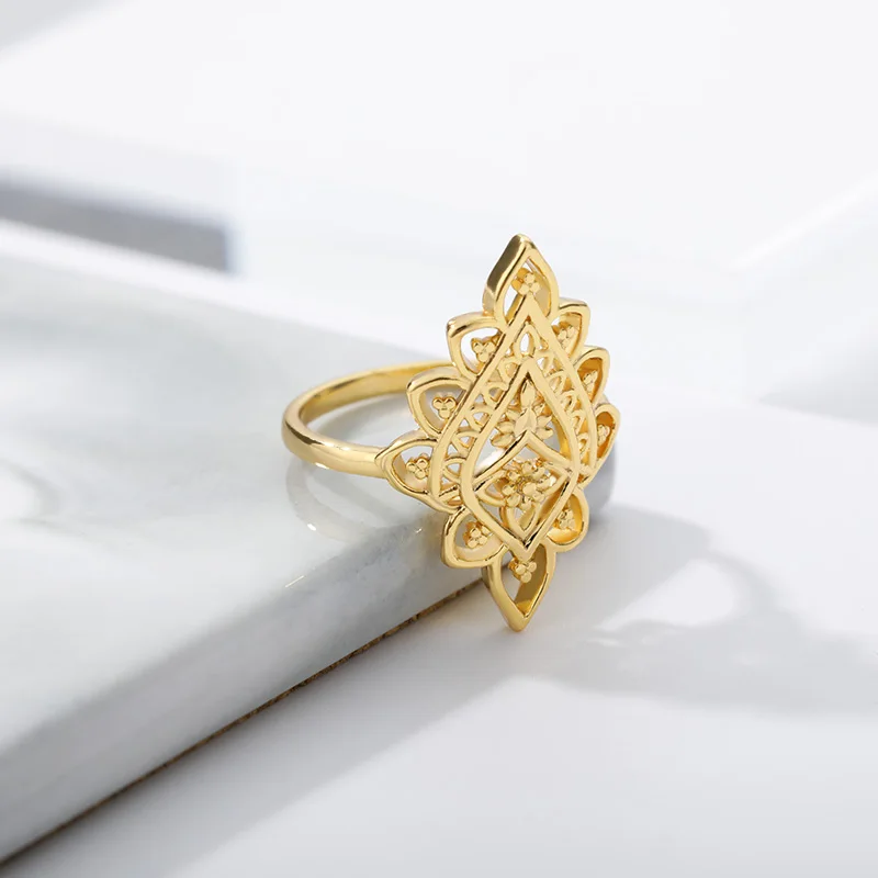 Stainless Steel Ring Finger Ring Silver Ring Wedding Rings Wedding Ring Women Stainless Steel Silver Opal Vintage Copper Geometric Ring