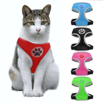 

Small Puppy Cat Harness Soft Mesh Dog Cat Kitten Harnesses For Chihuahua French Bulldog Small Medium Dogs Cats Harness Vest